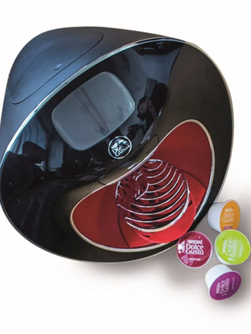 NEW Nescafe Dolce Gusto Majesto Automatic Capsule Coffee Machine Black/Red BOXED